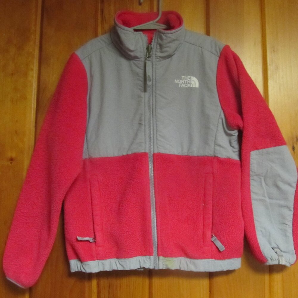 The North Face Fleece jacket Pink Gray North face Medium